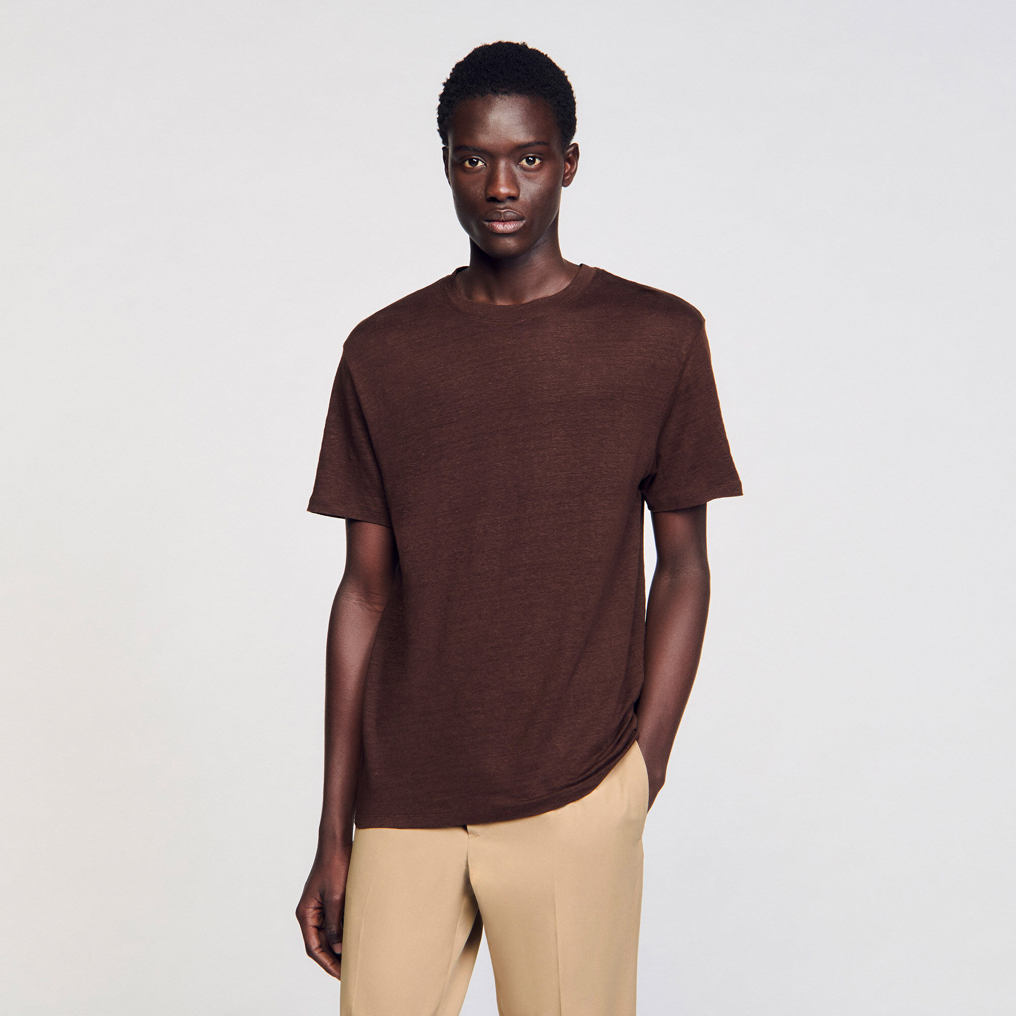 T-shirt in lino certificato