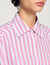 Camicia a righe glitterata
