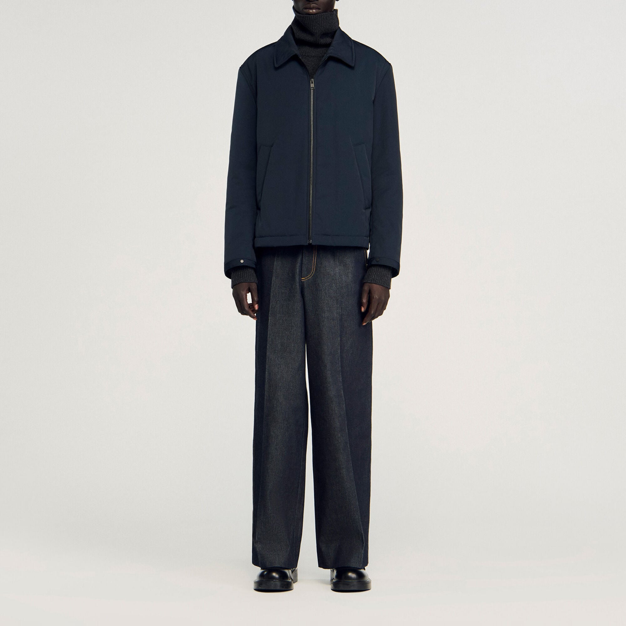 Giacca imbottita con zip - Uomo | Sandro