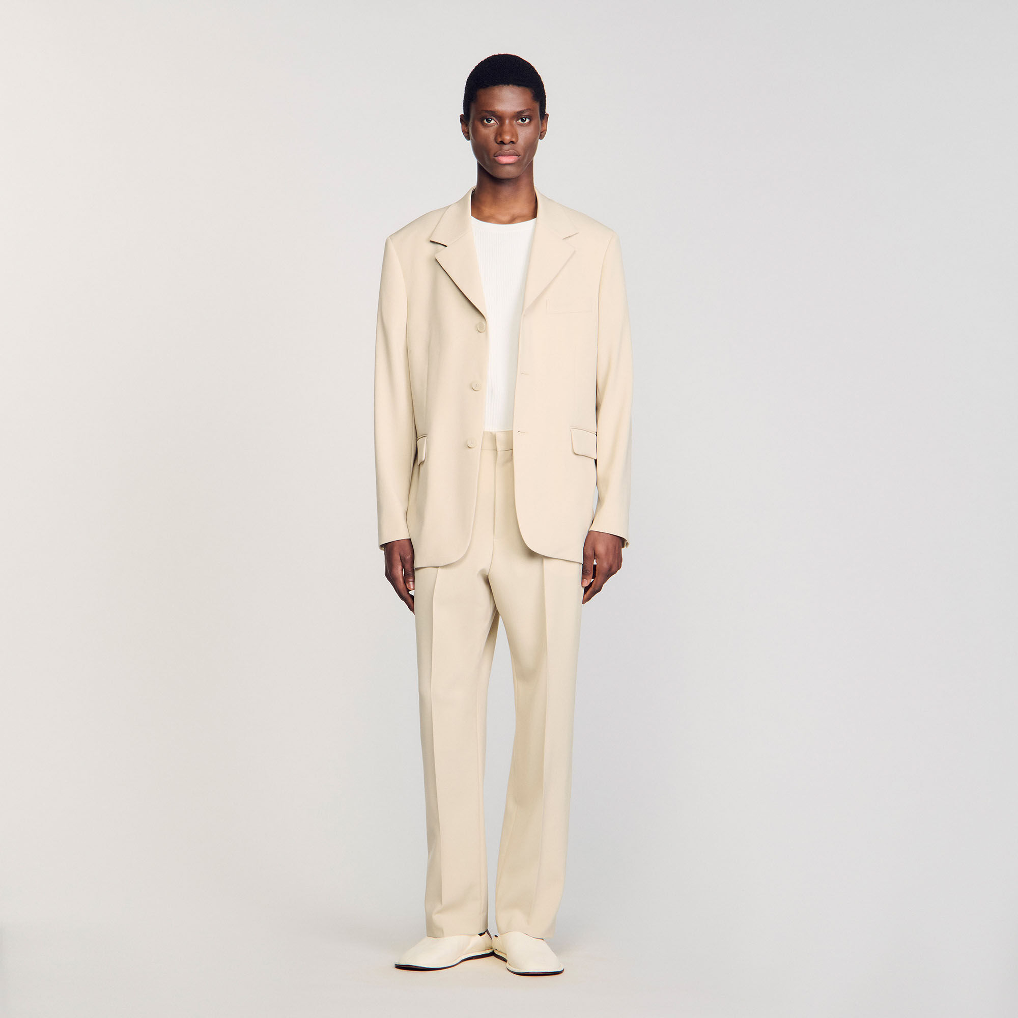 Giacca da abito oversize in lana