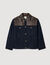 Giubbotto in denim e pelle