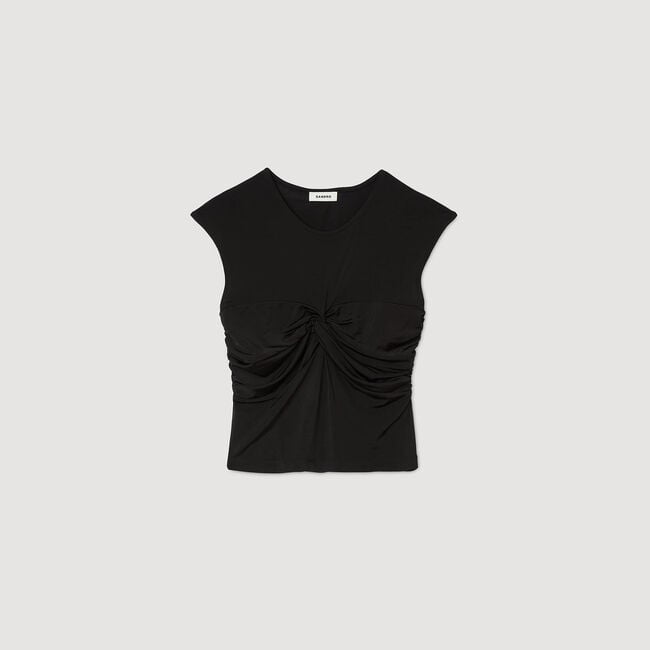 T-shirt drappeggiata
