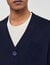 Cardigan con ricamo a corda