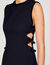 Abito corto con cut-out