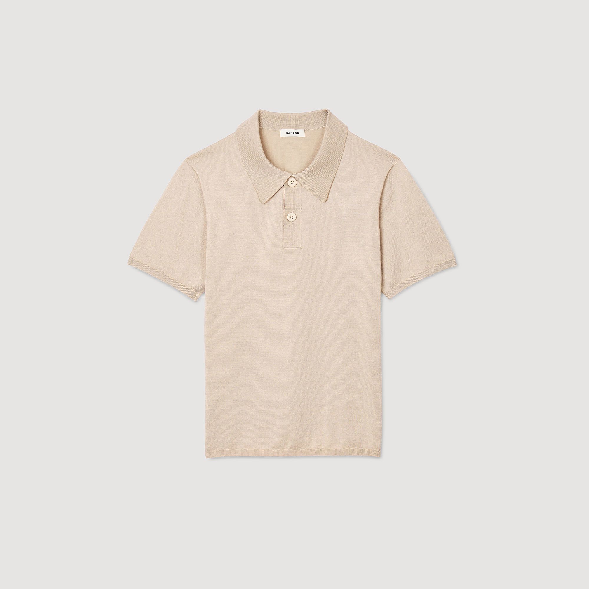 Polo in maglia a maniche corte