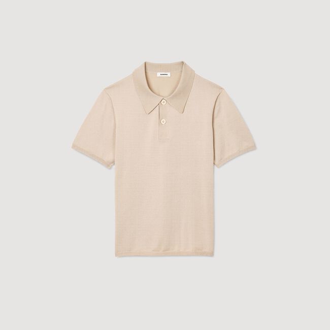 Polo in maglia a maniche corte