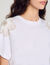T-shirt con fiori ricamati