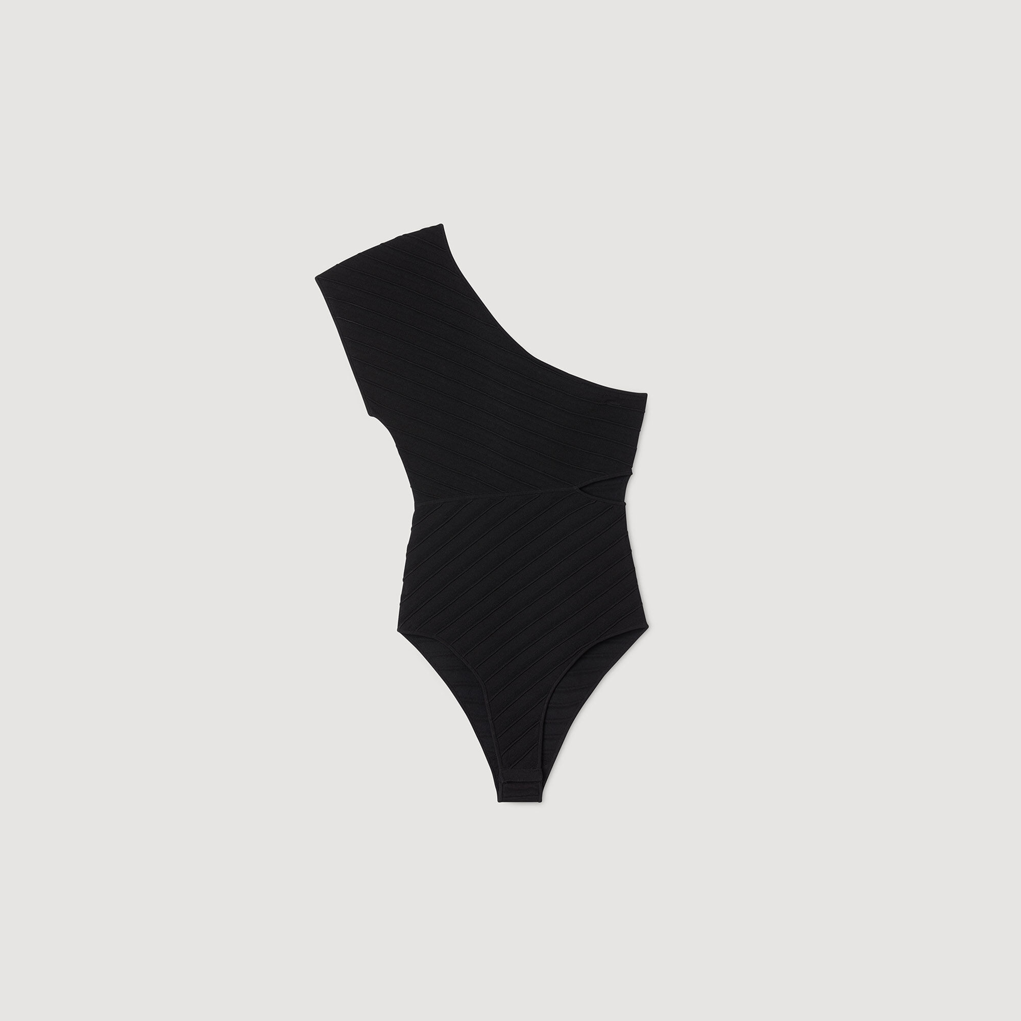 Body in maglia asimmetrico