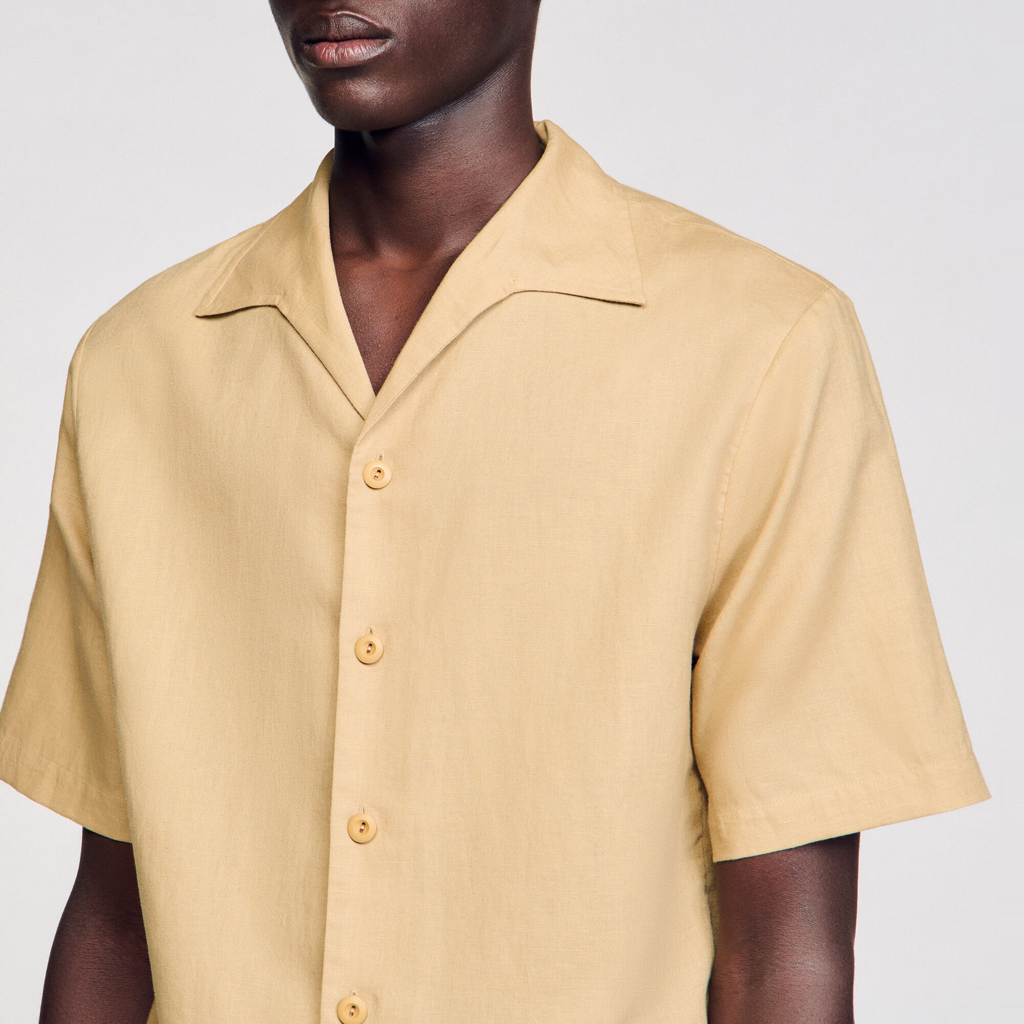 Camicia in cotone e lino - Uomo | Sandro