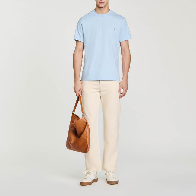 T-shirt con applicazione Square Cross