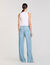 Jeans con strass e perline