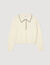 Maglione in maglia colletto a polo