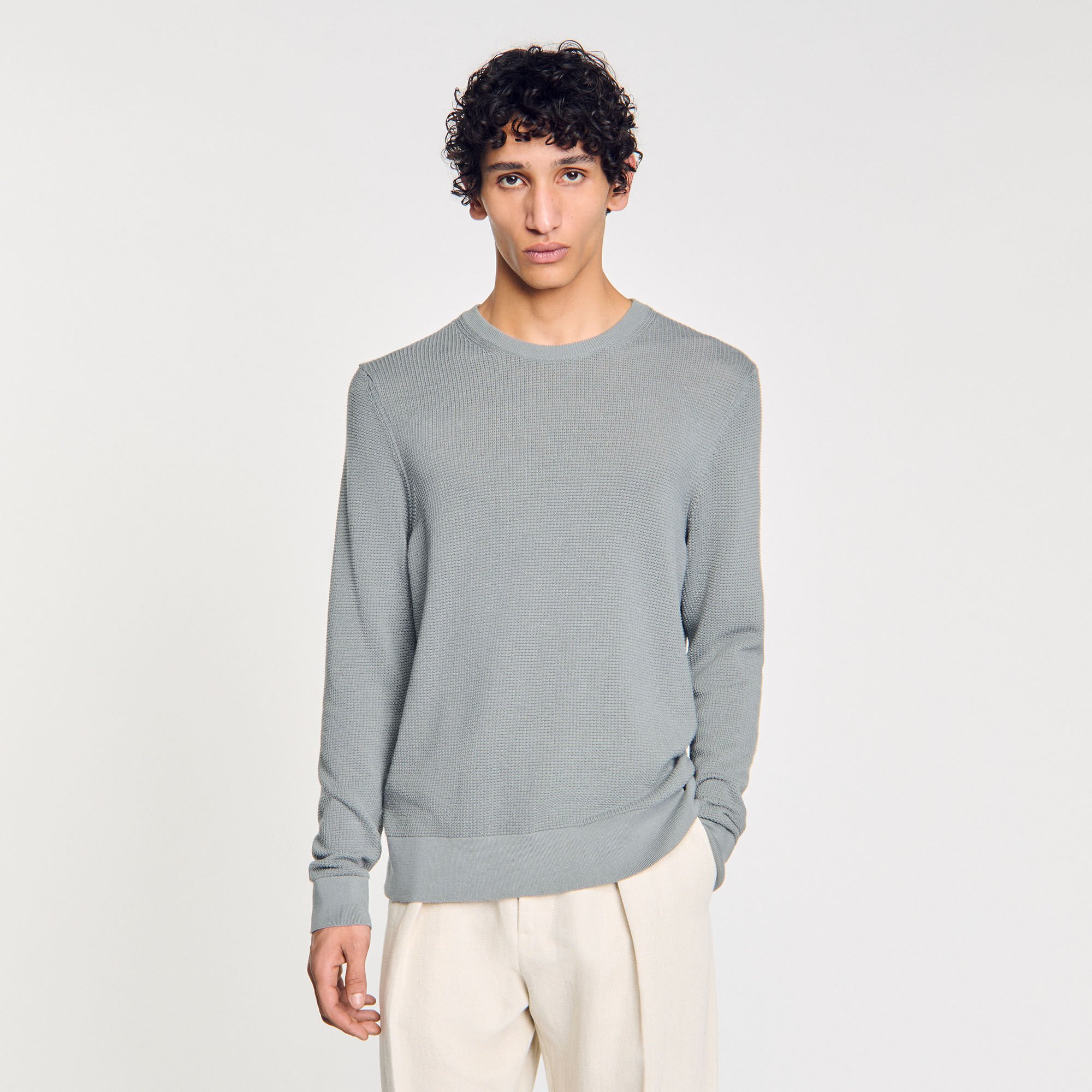 Maglione in maglia testurizzata