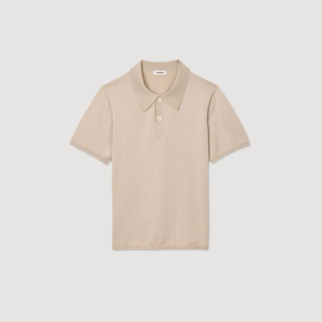 Polo in maglia a maniche corte