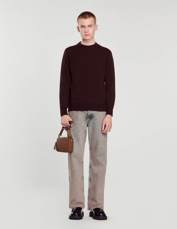 Pullover in cashmere Creme Homme