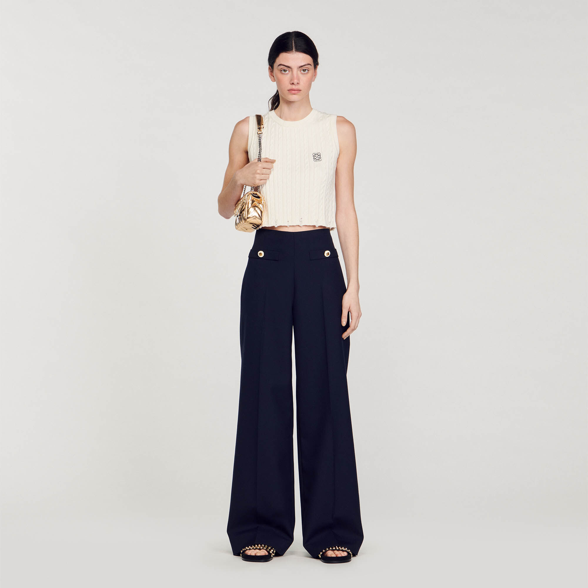 Pantalon top femme sandro