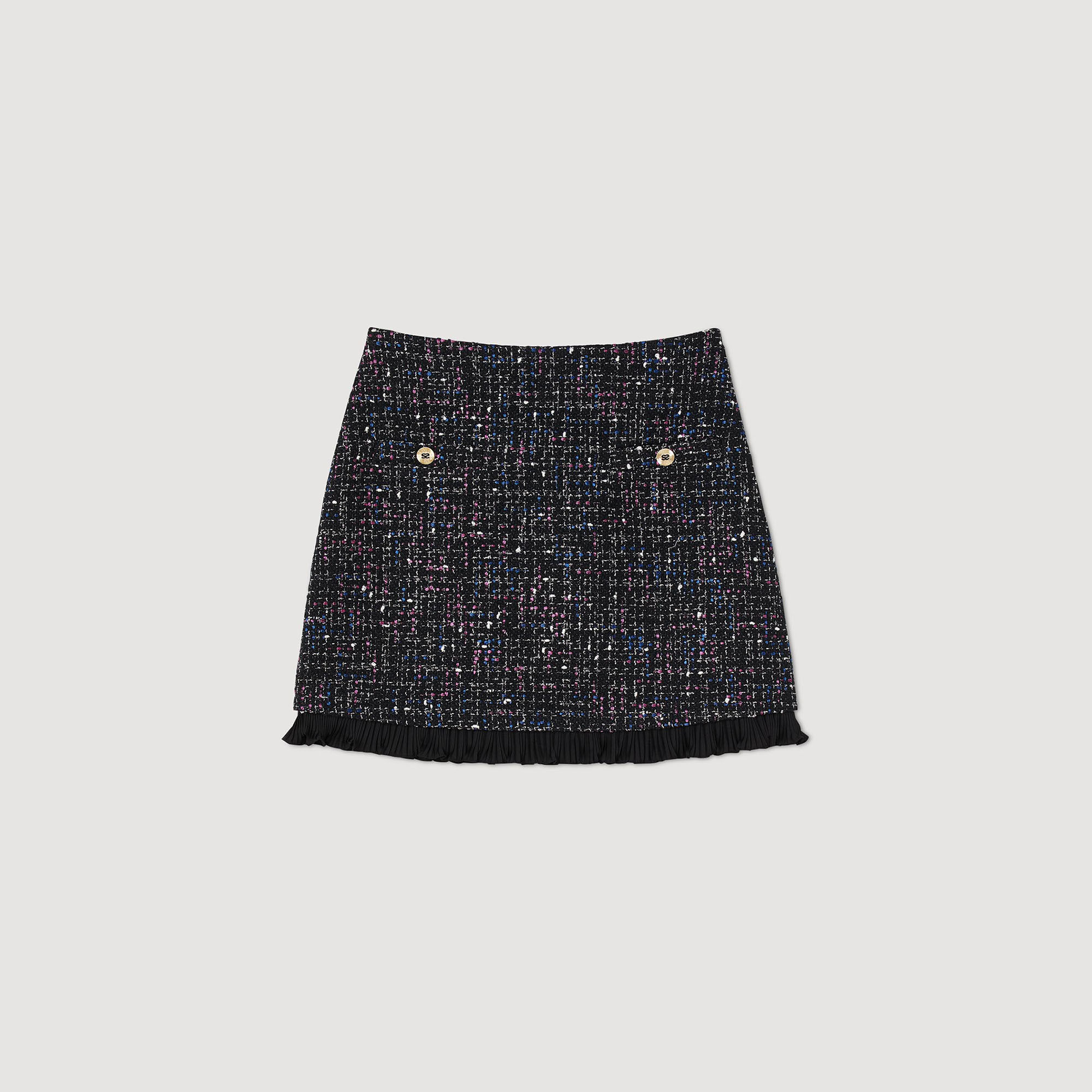 Gonna corta in tweed SFPJU00893 Gonne Short Sandro Paris