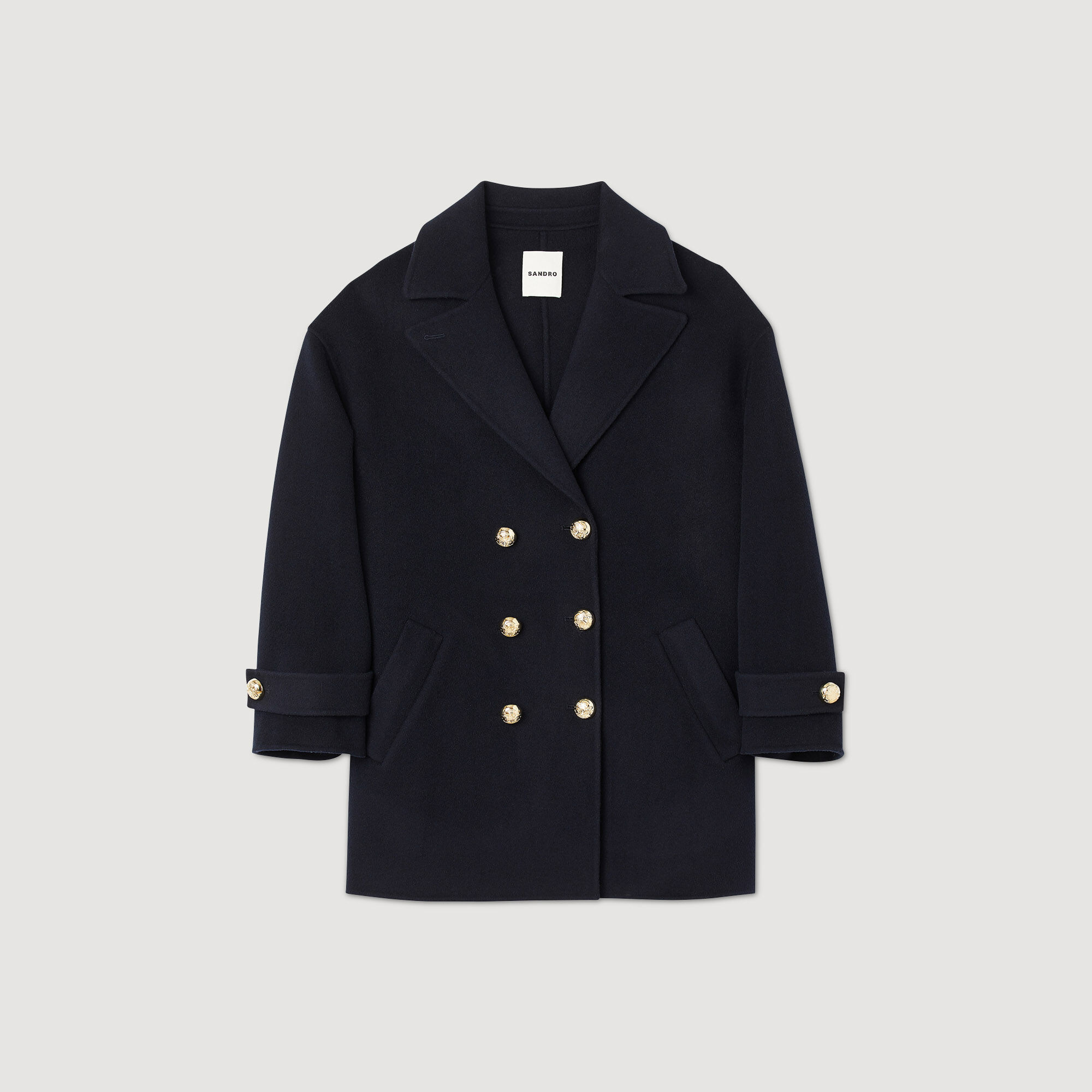 Caban oversize double face SFPOU00569 Manteaux Sandro Paris