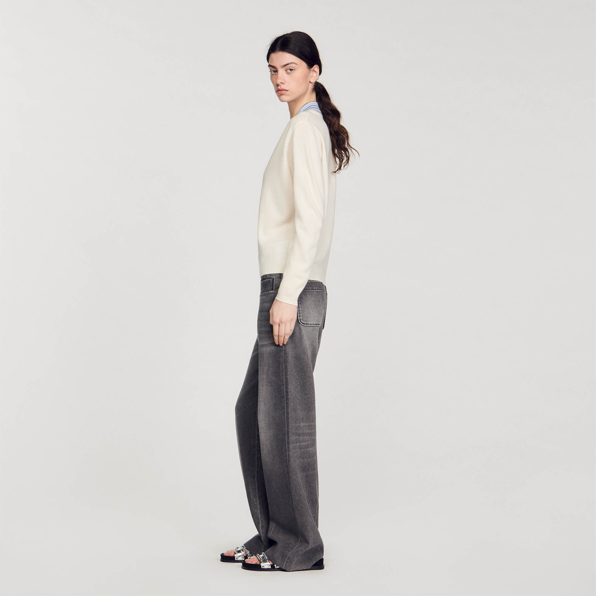 Pull cachemire sandro best sale