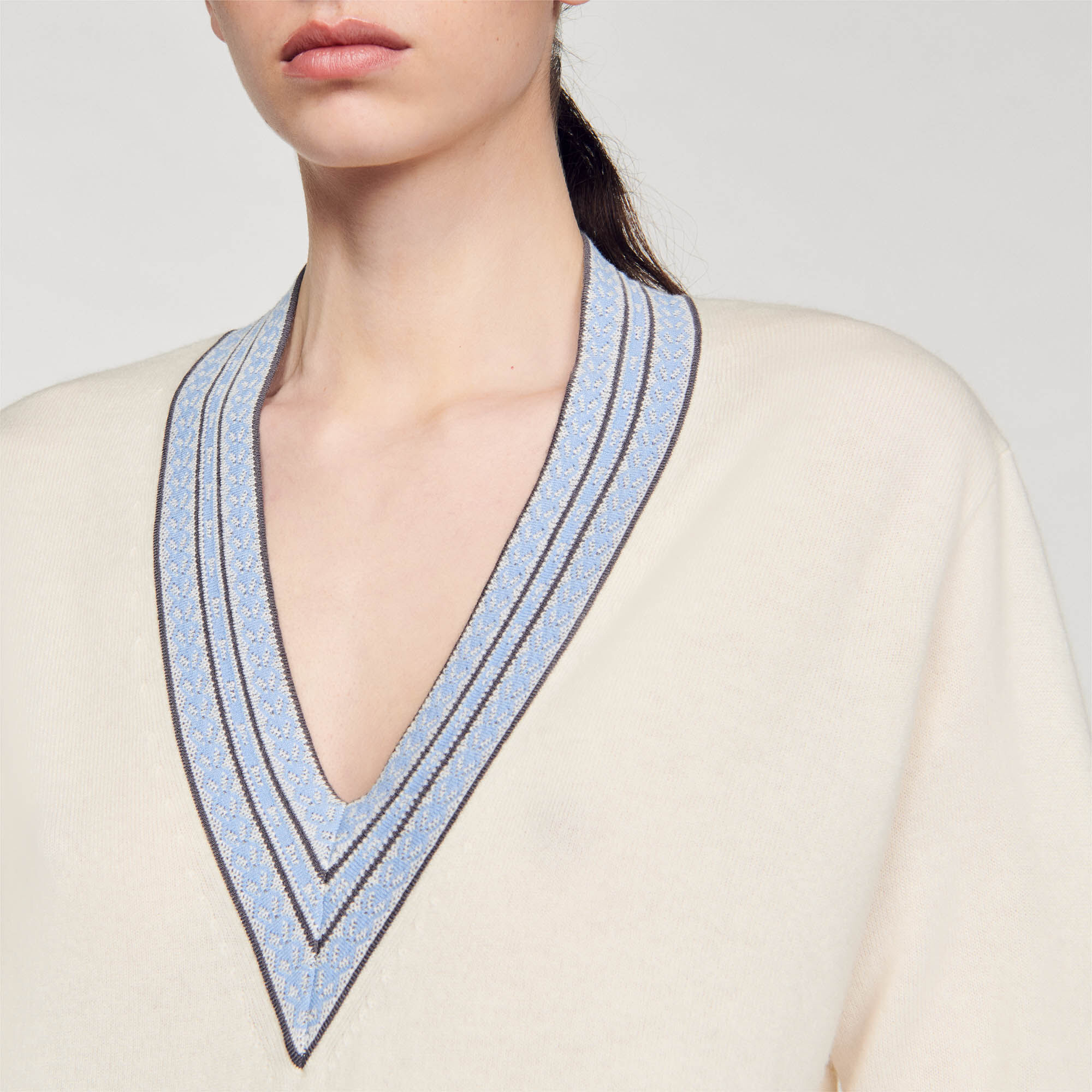 Pull cachemire sandro best sale