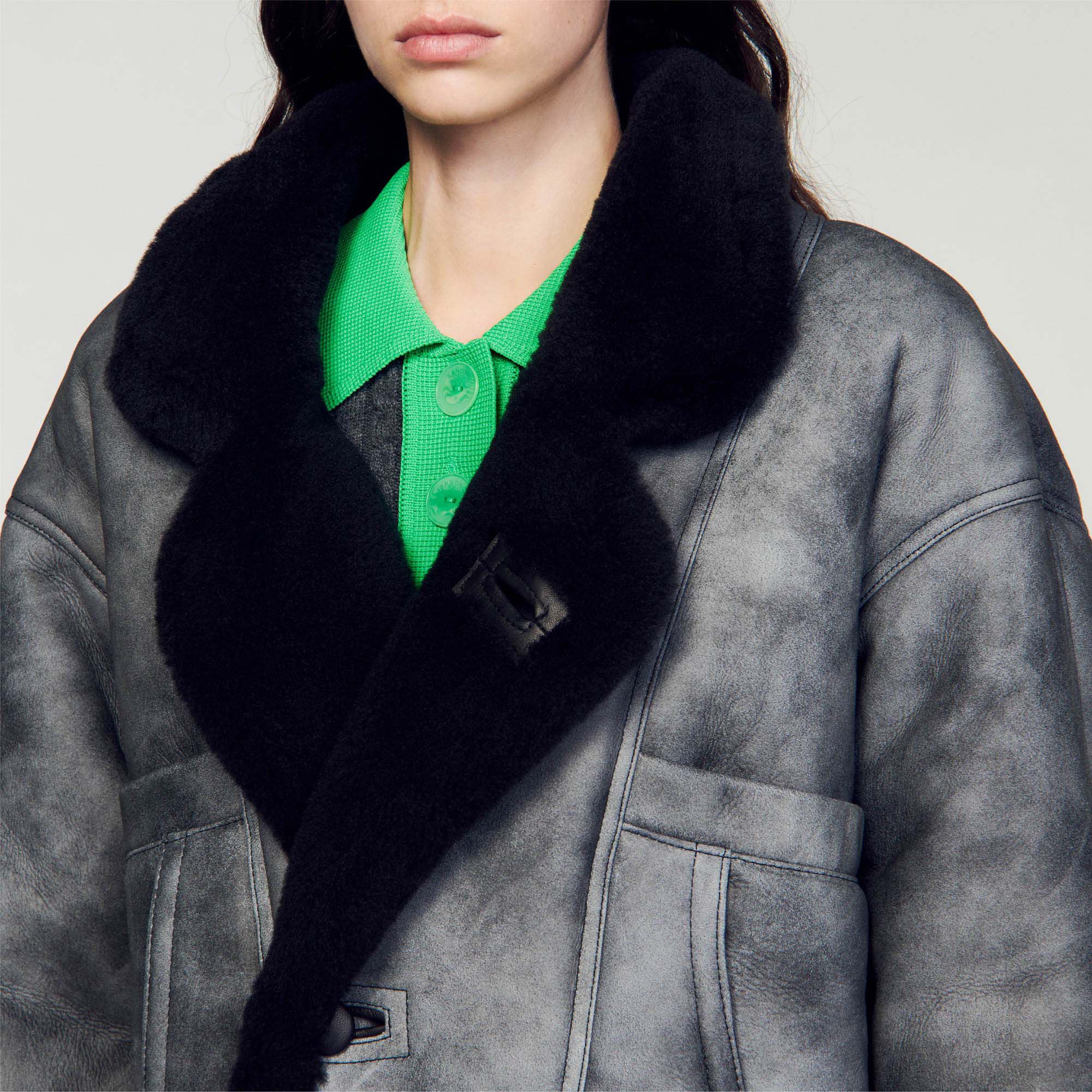 Sandro peau lainée deals