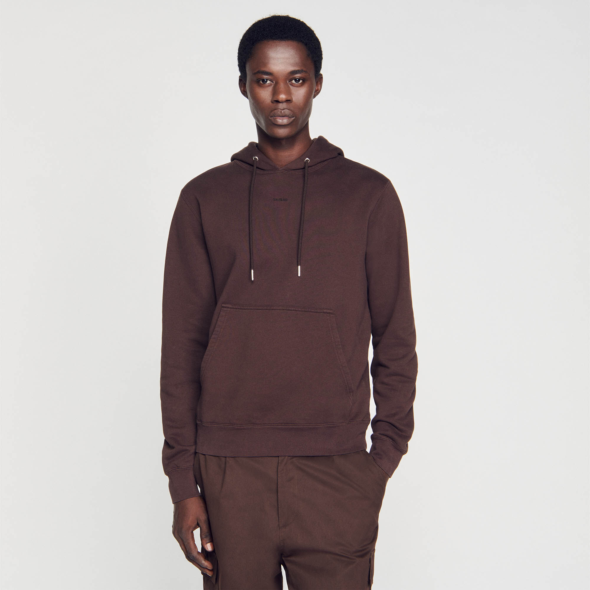 Felpa marrone scuro store