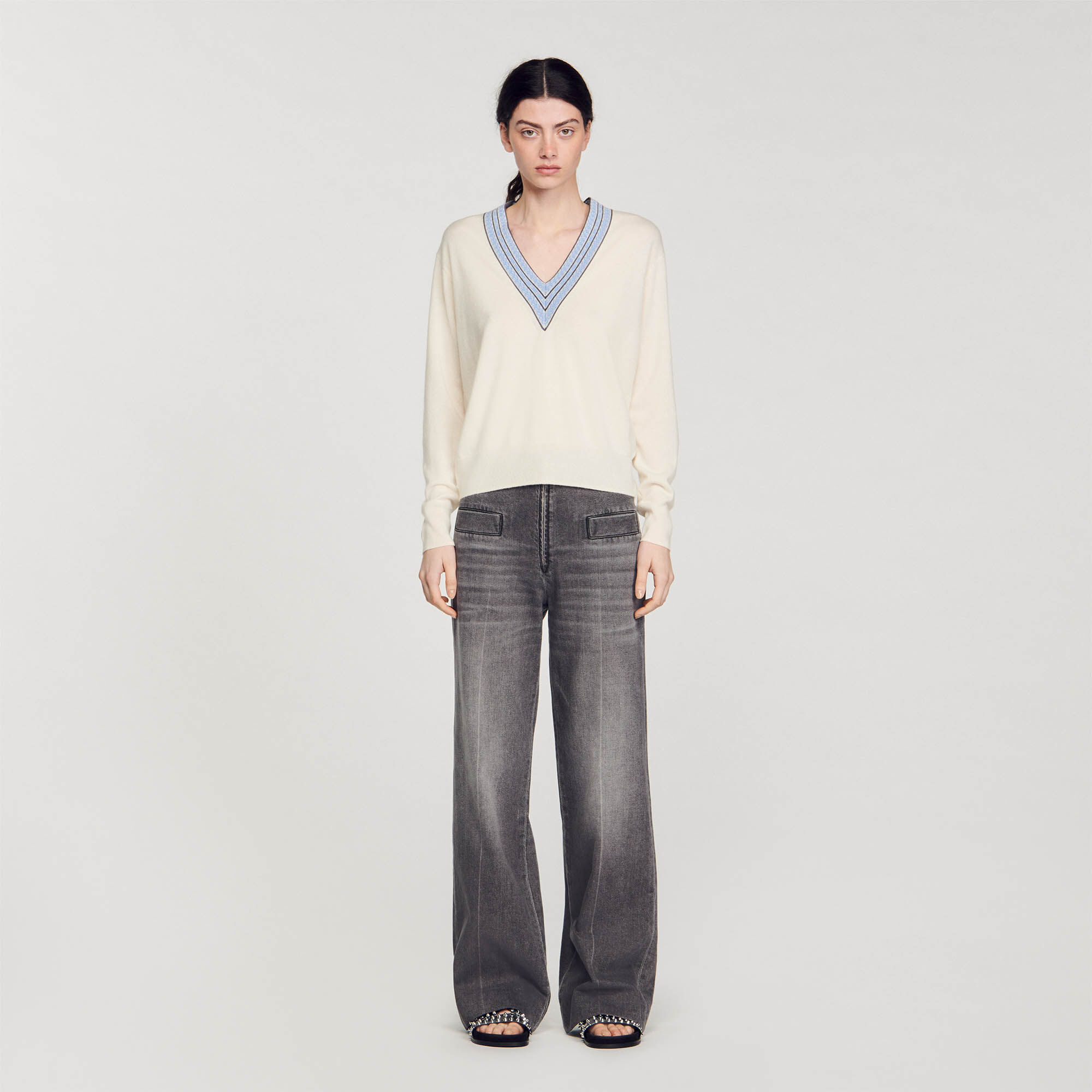 Pull cachemire sandro best sale