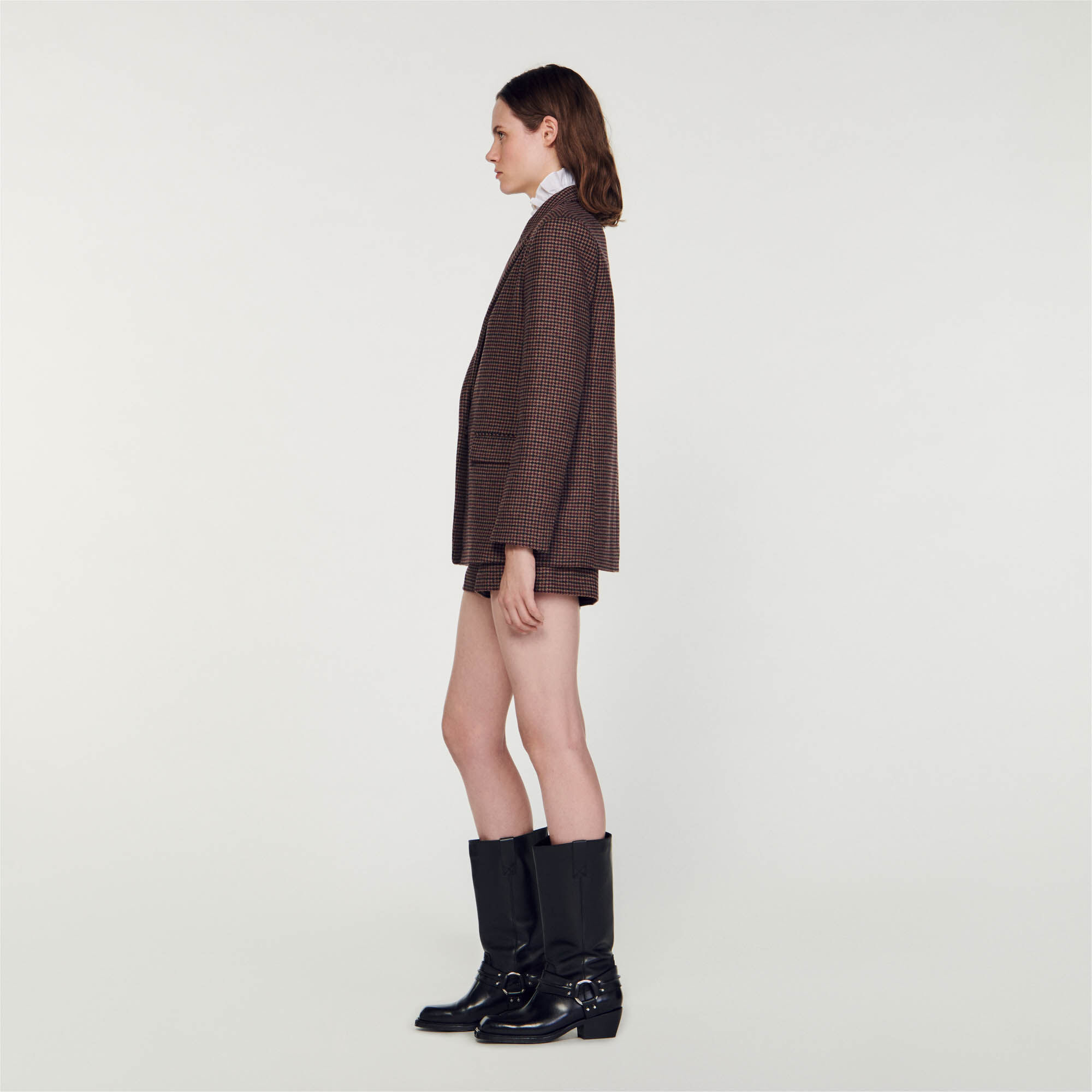 Sandro veste store pied de poule