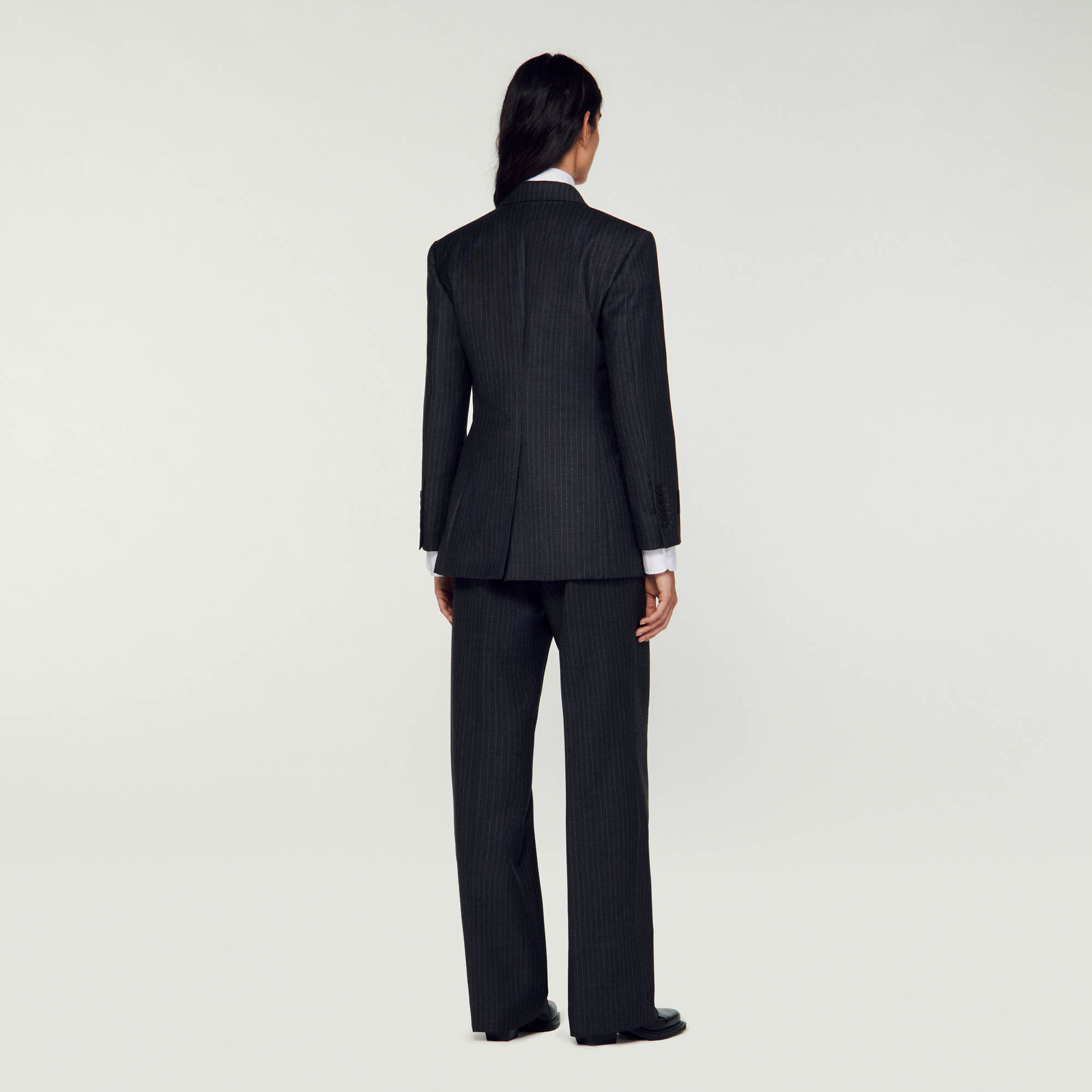 Giacca da tailleur con motivo a righe
