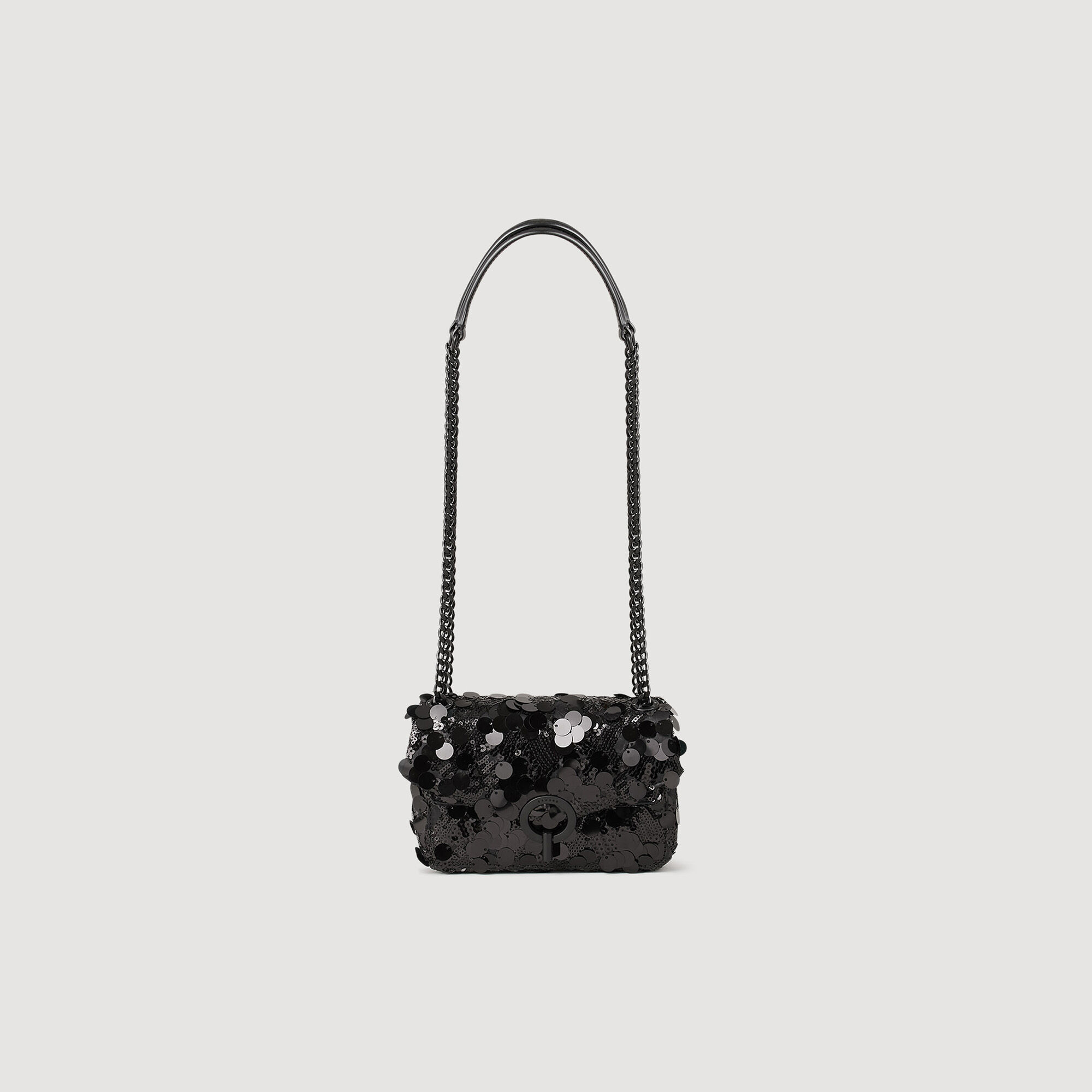 Mini borsa Yza con paillettes SFASA01202 Nero Tutte le Borse