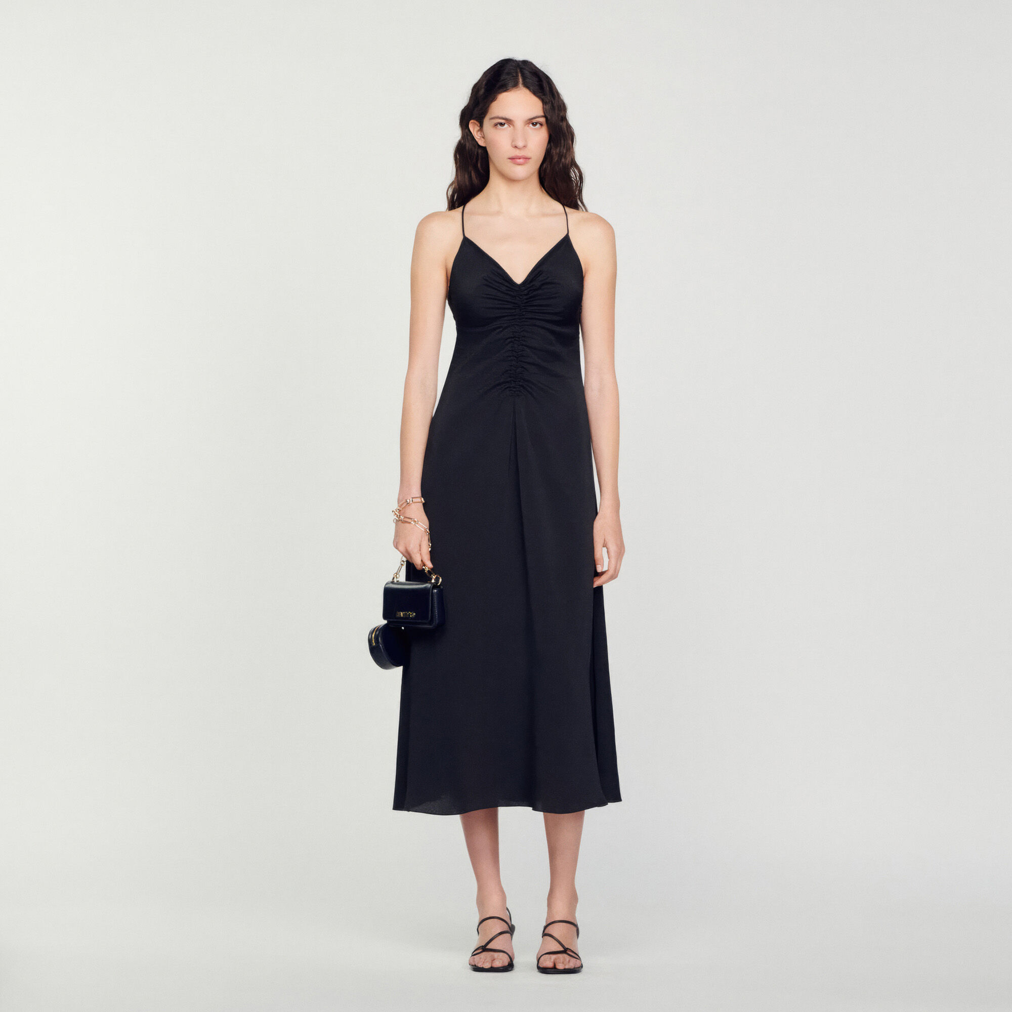 Abito con spalline sottili SFPRO01853 Abiti Sandro Paris