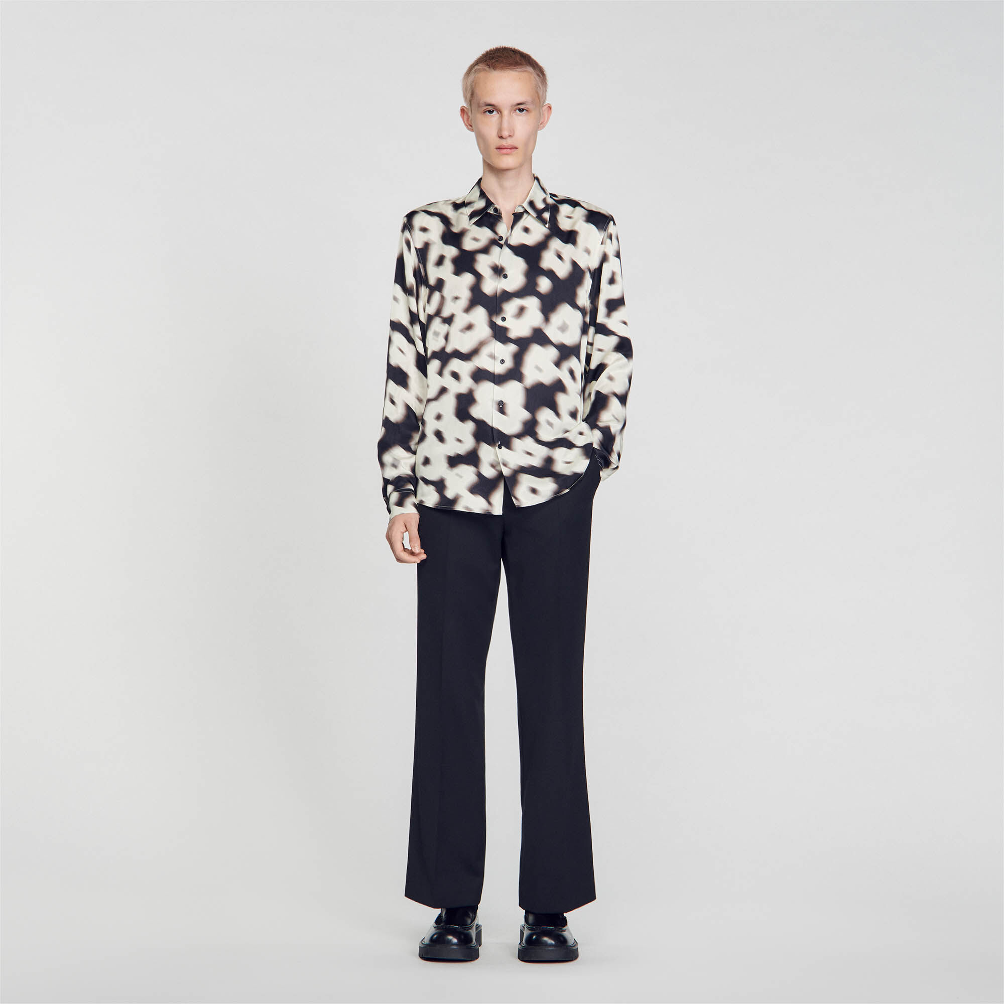 Camicia con pistagna sales
