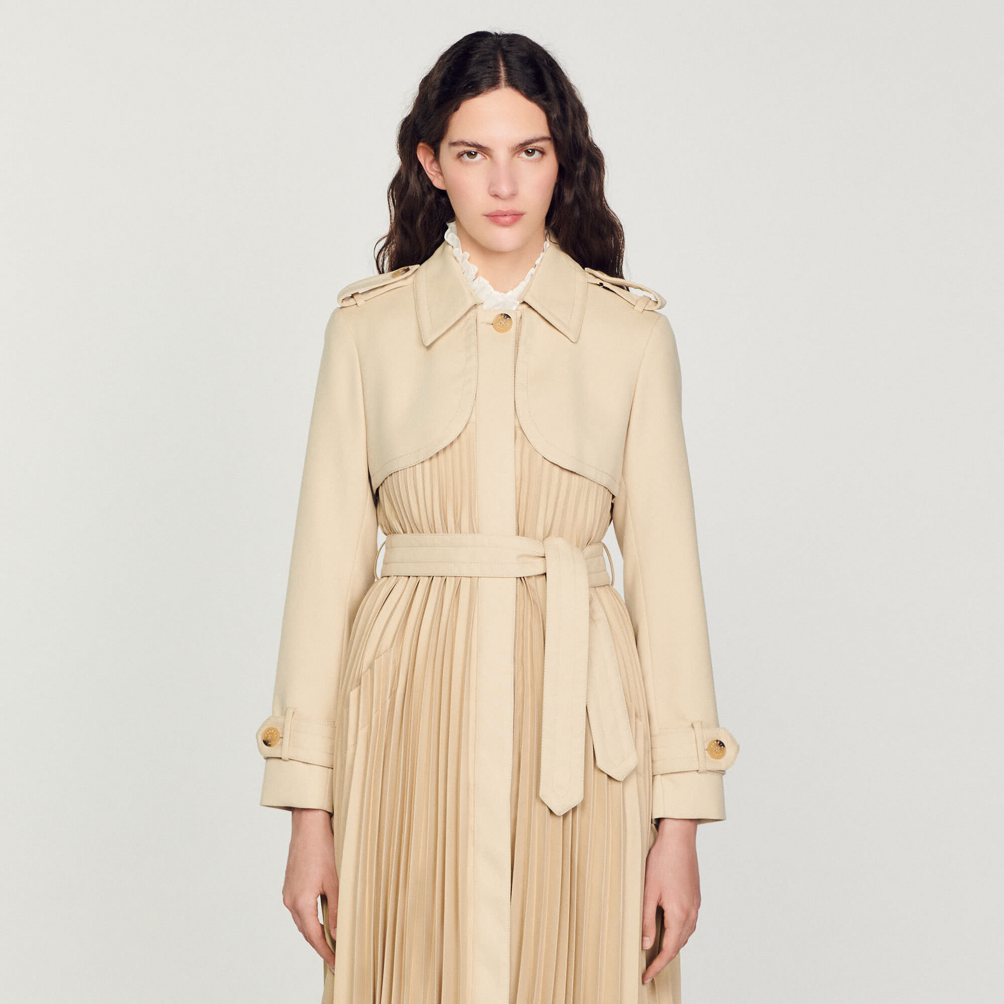 Manteau sandro online beige