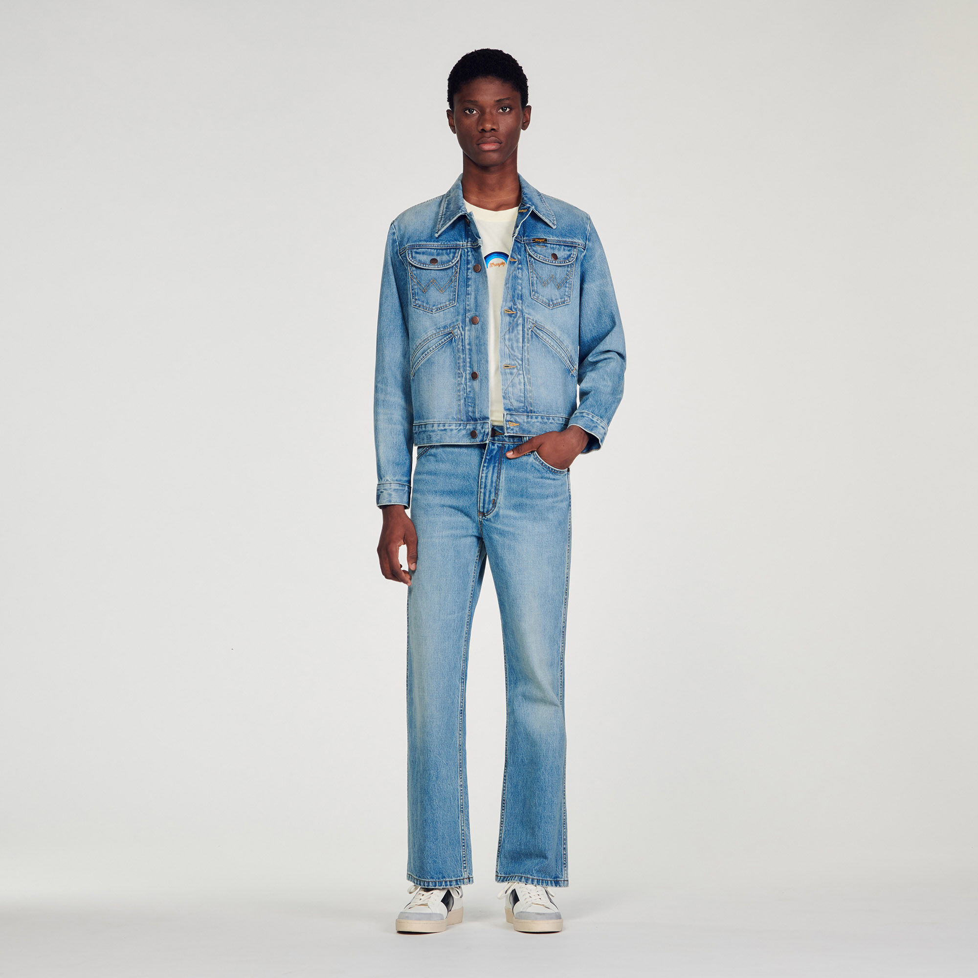 Chemise en jean sandro store