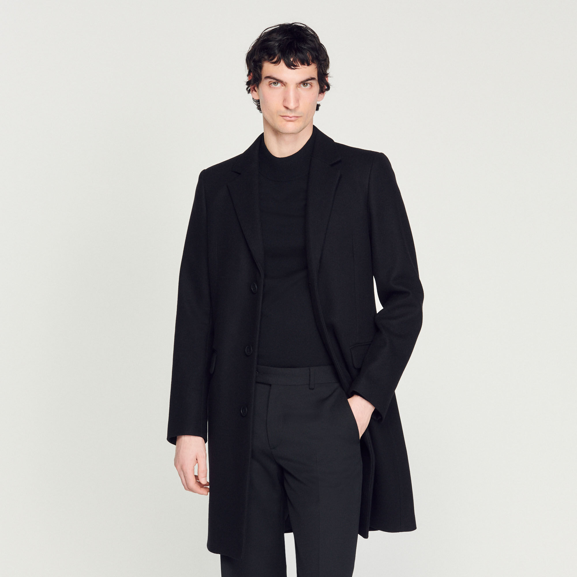 Manteau en laine et cachemire SHPMA00127 Trenchs Manteaux
