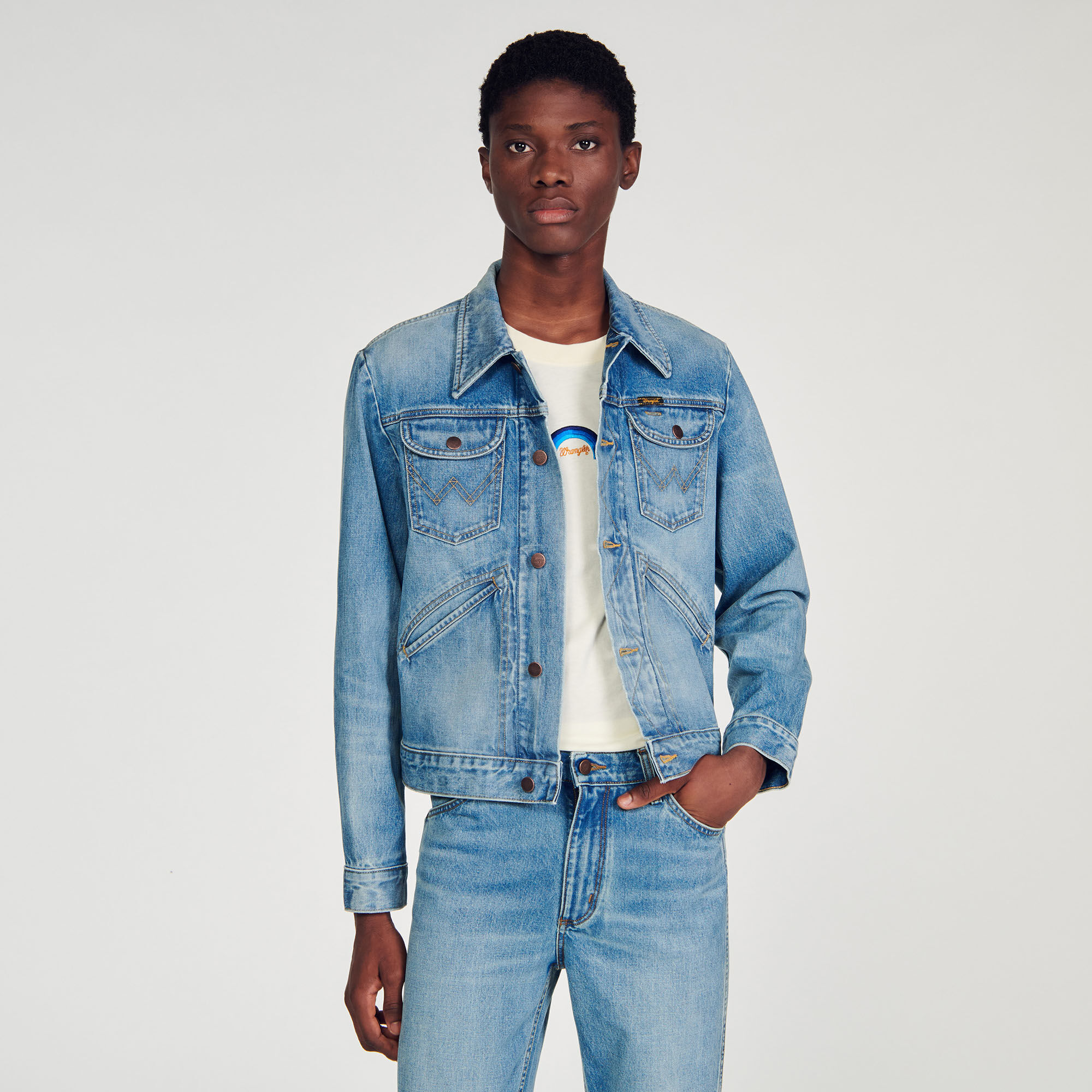 Blouson d lav SANDROxWRANGLER