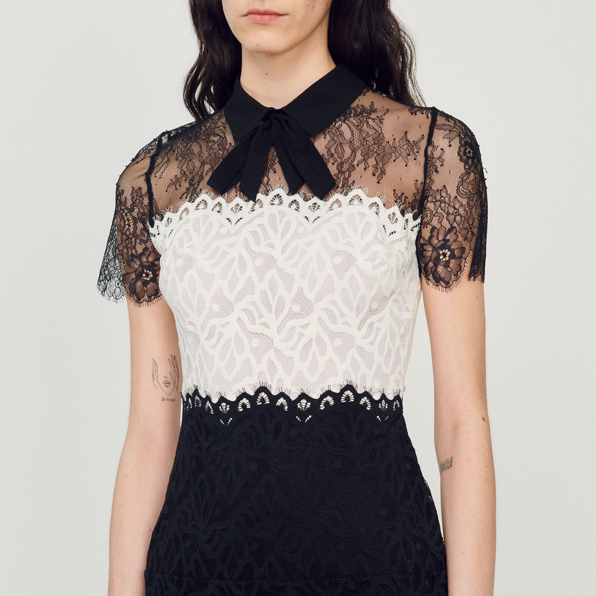 Robe discount dentelle sandro
