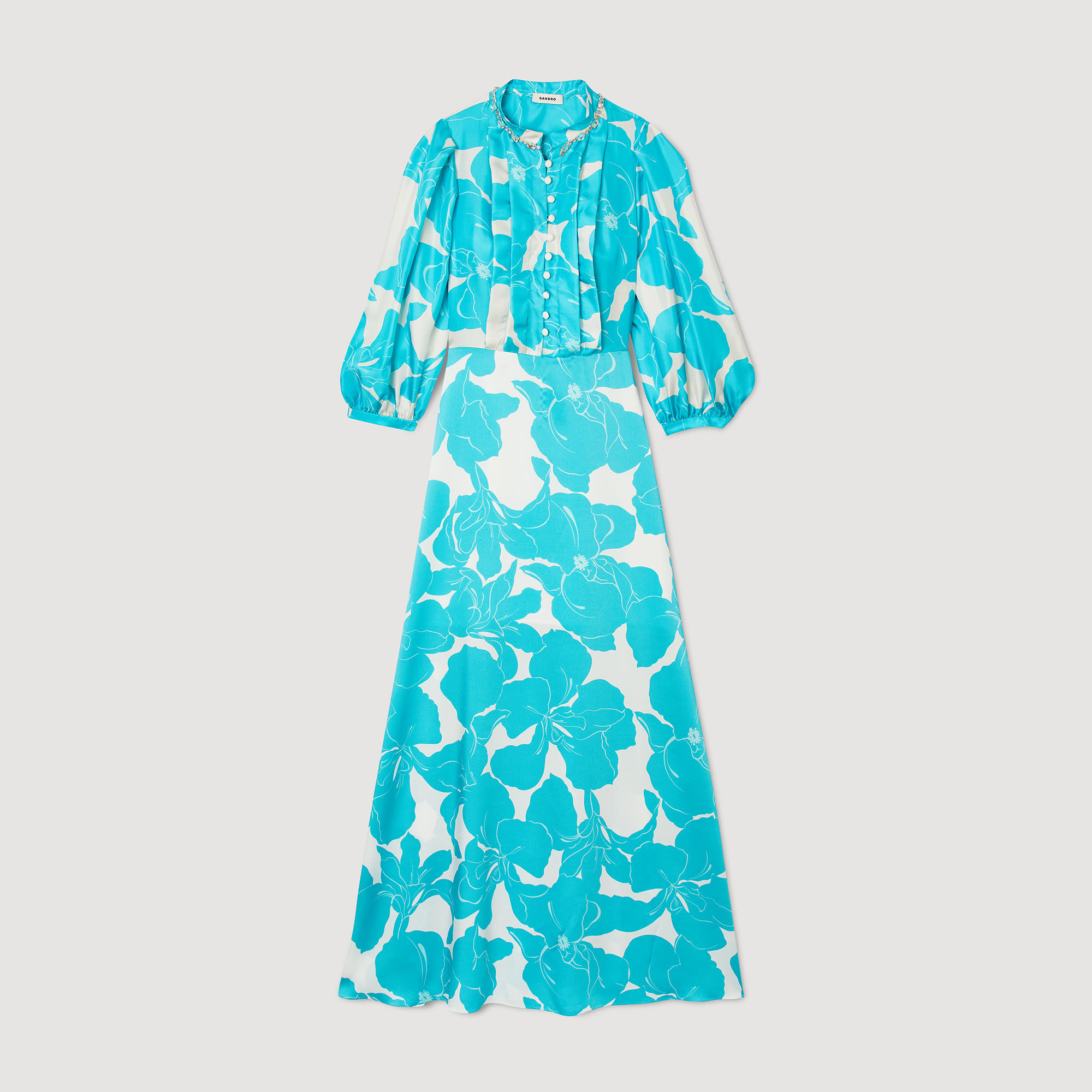 Abiti lunghi fiori sale