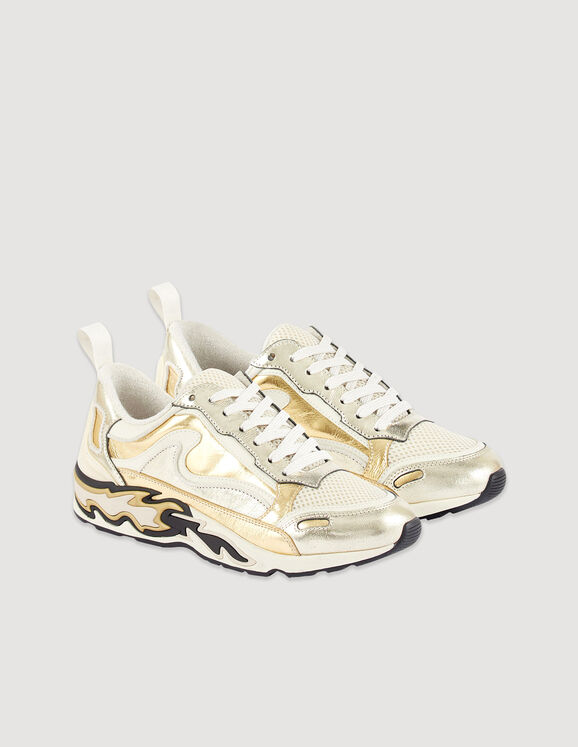 Sneaker Flame Champagne Femme