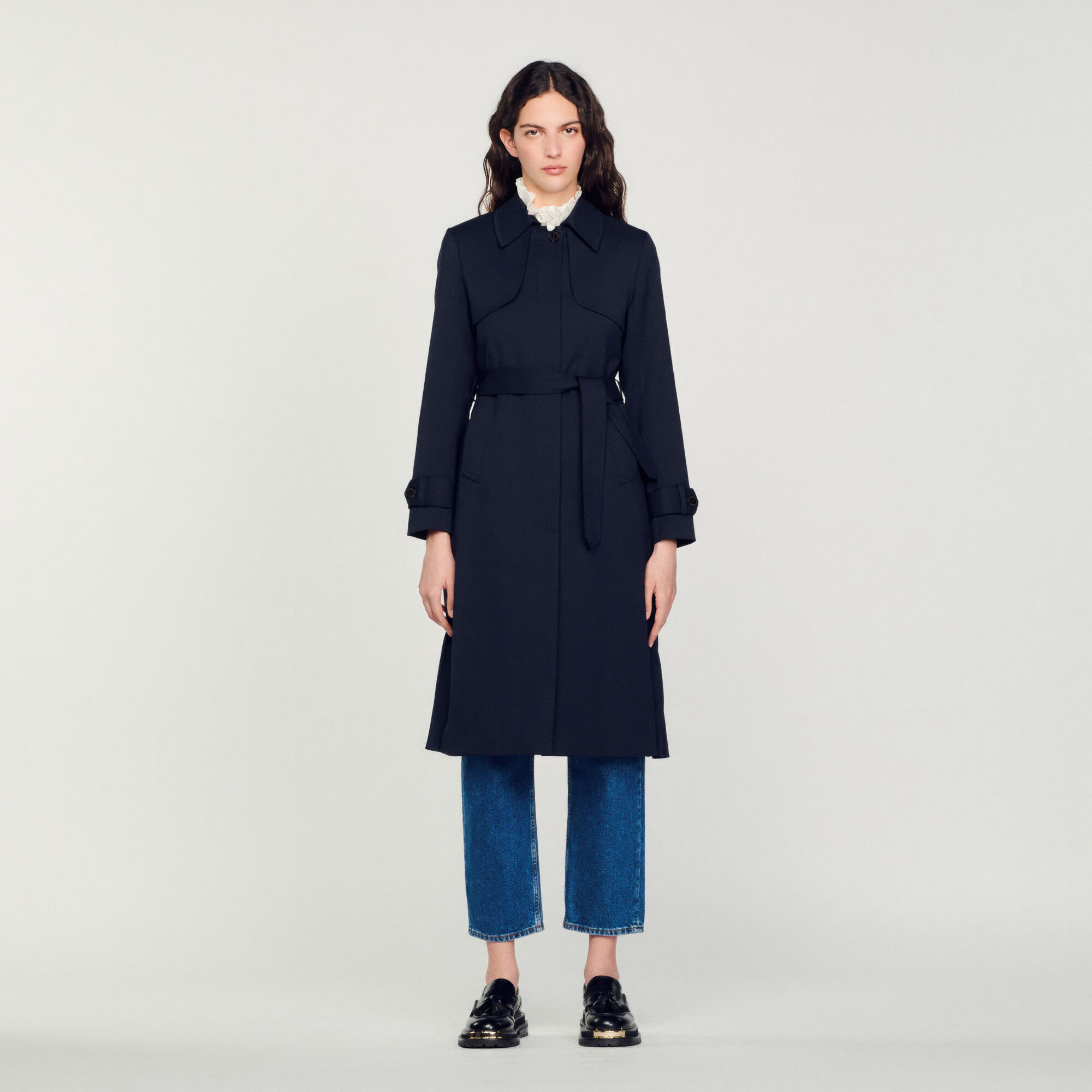 Trench deals marine femme