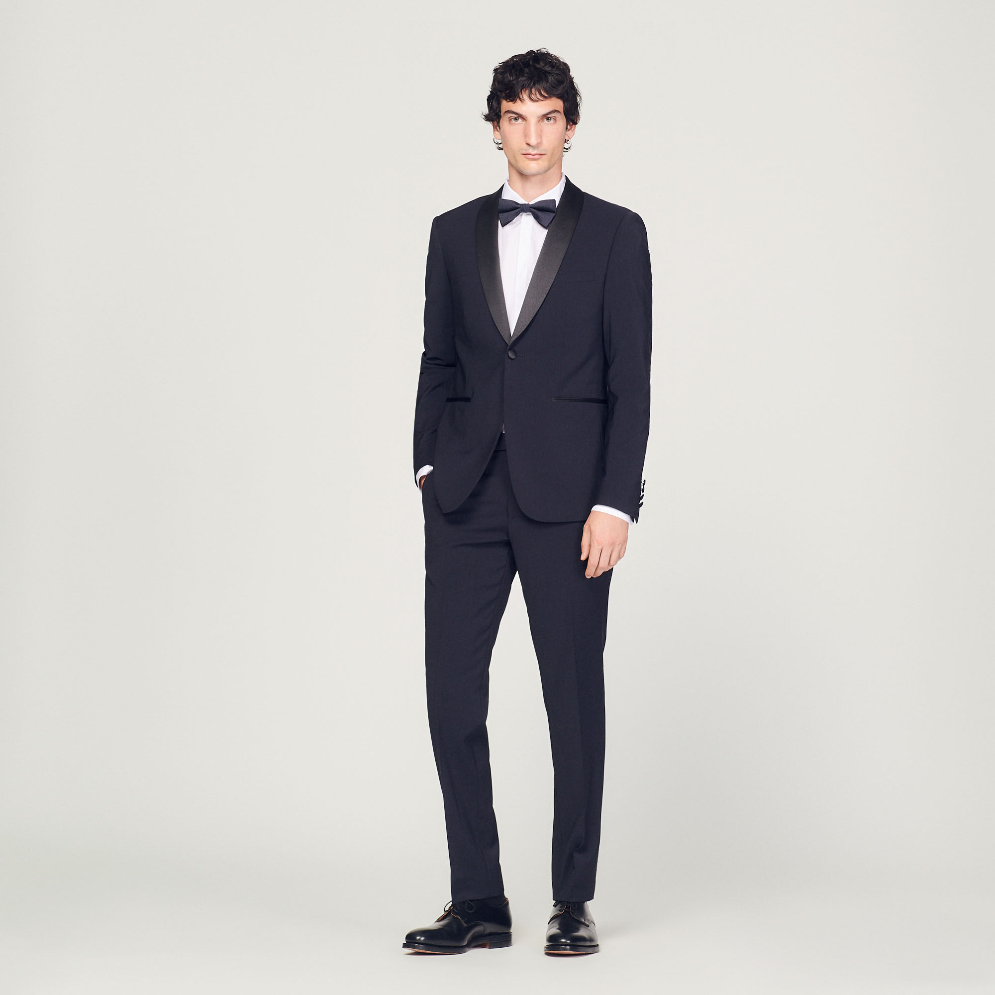 Veste de smoking avec satin SHPVE00375 Costumes Smokings