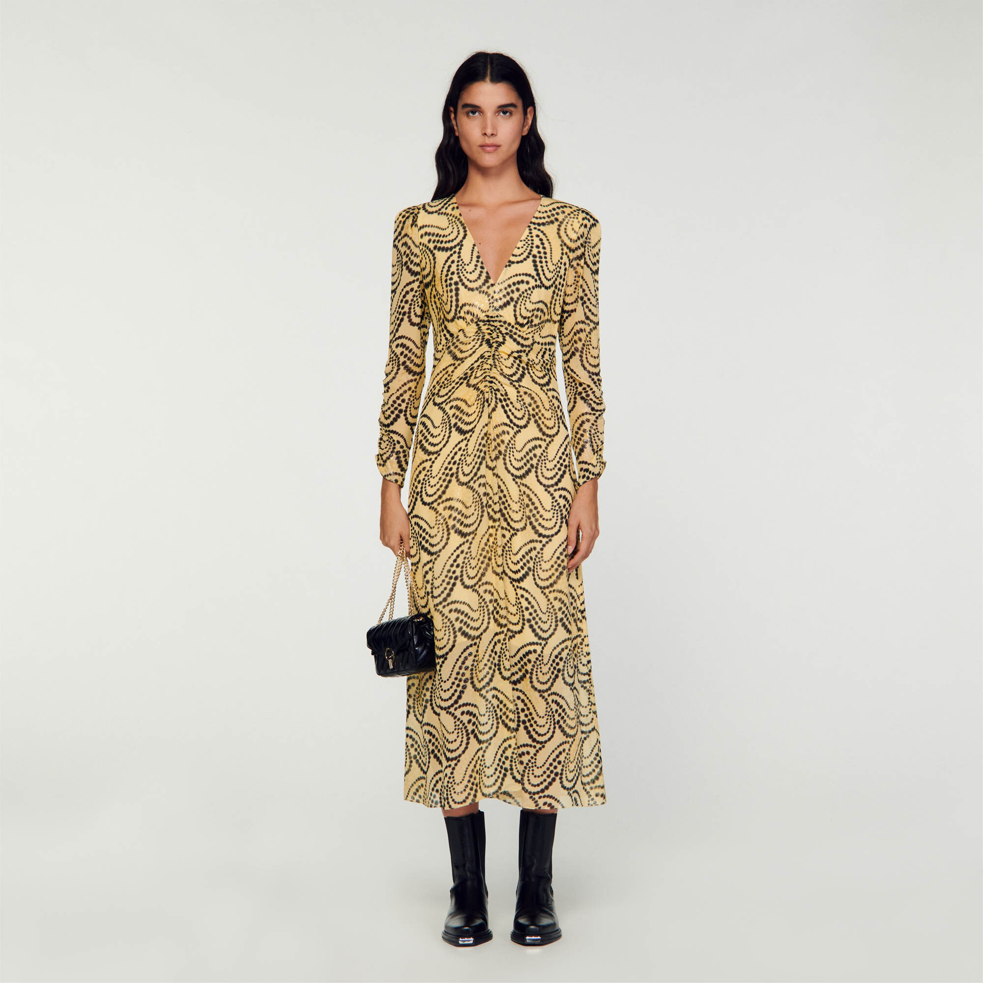 Robe sandro online jaune