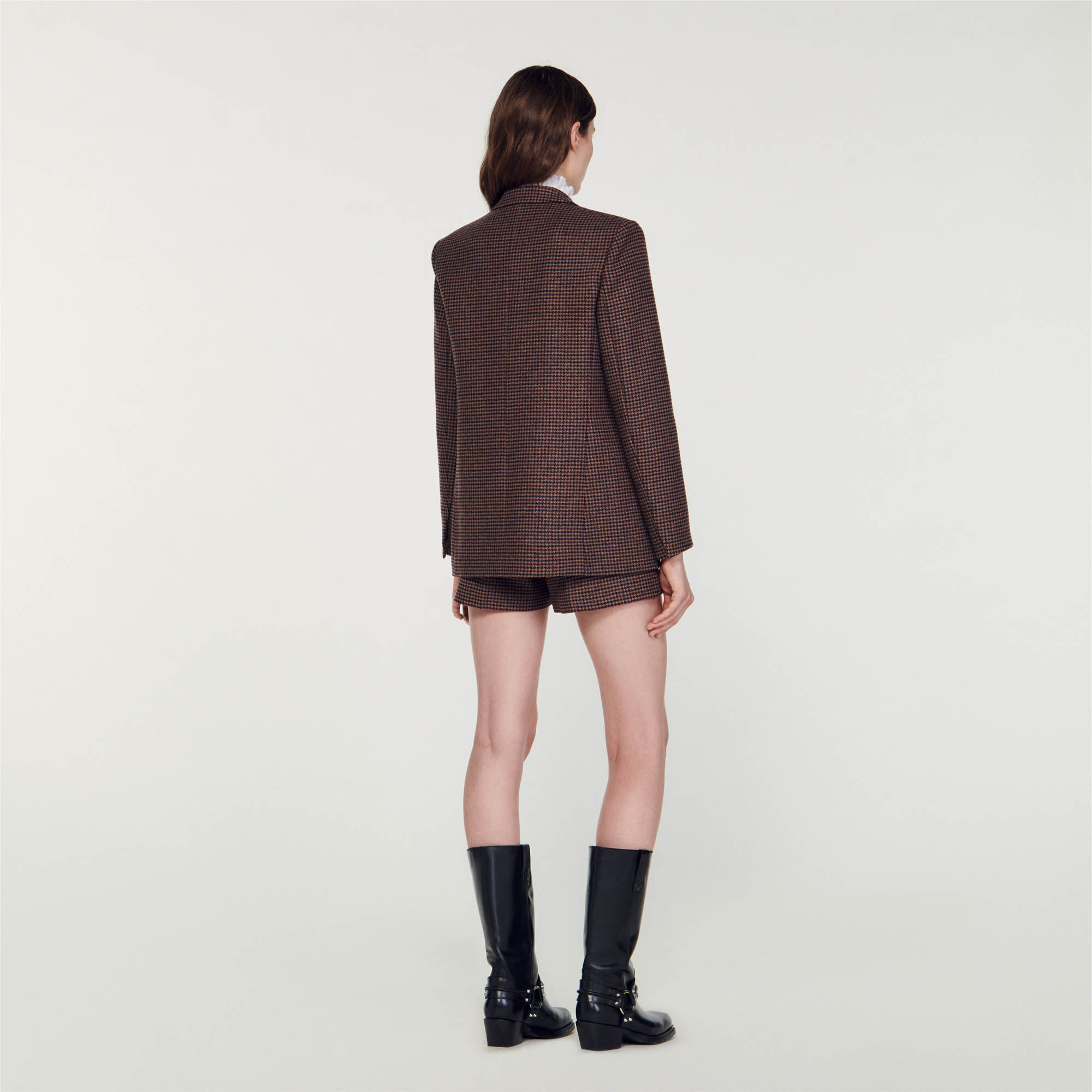 Veste sandro pied de poule sales