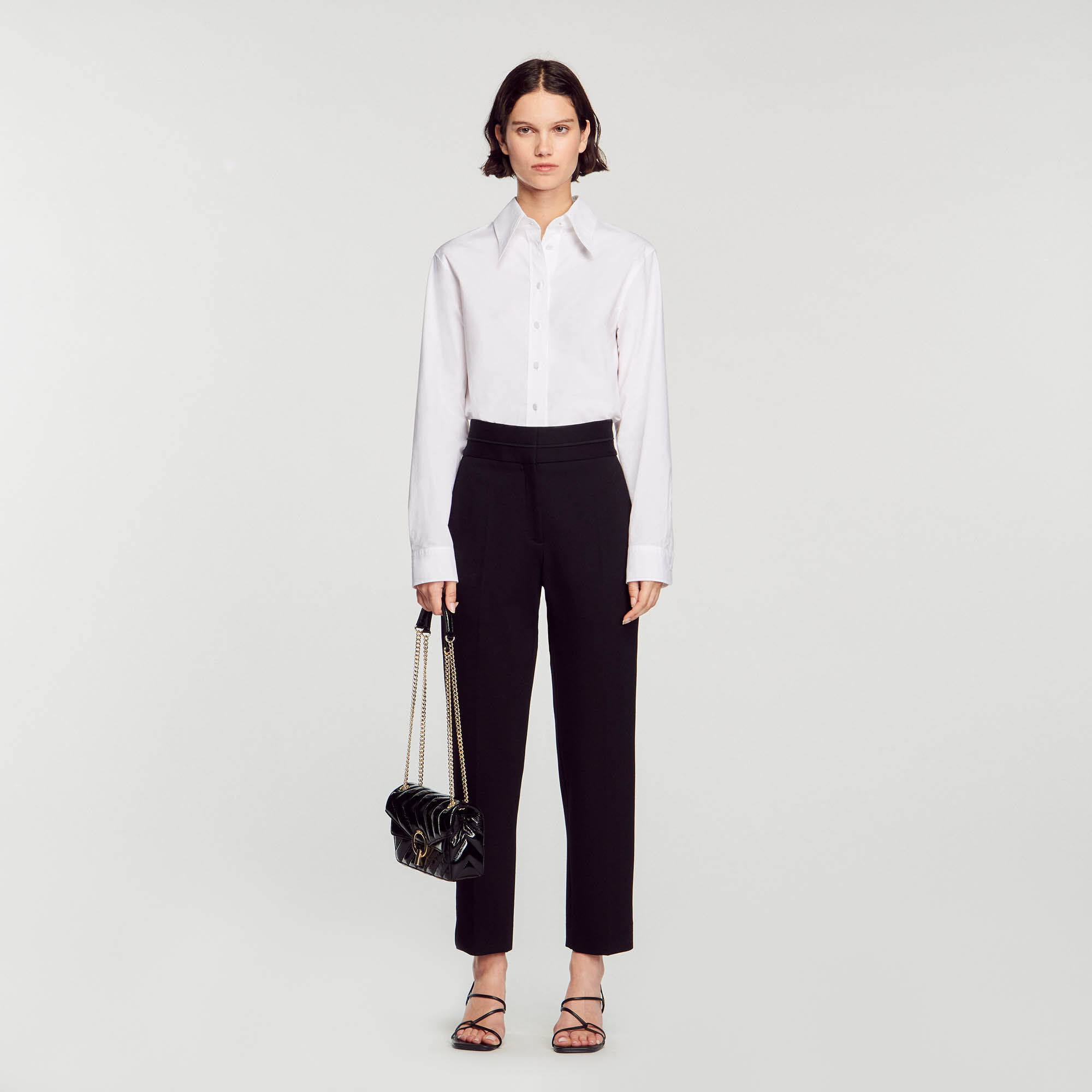 Pantalon classique taille haute